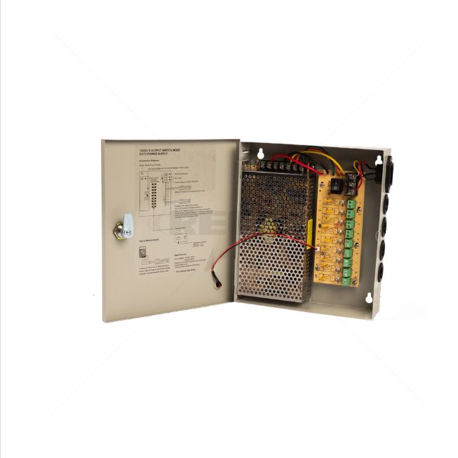 12V 10A Power Supply CCTV