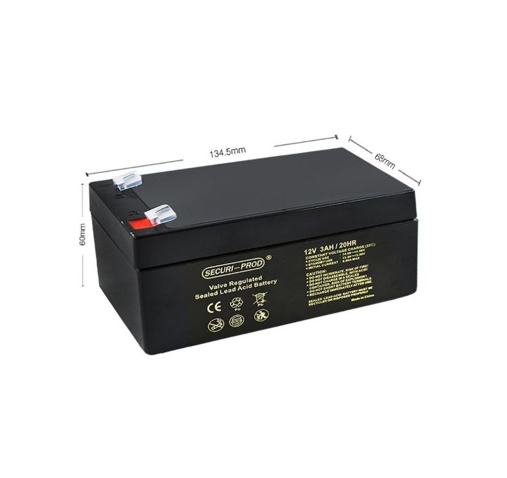 12V 3AH Lead Acid Battery SECURI-PROD