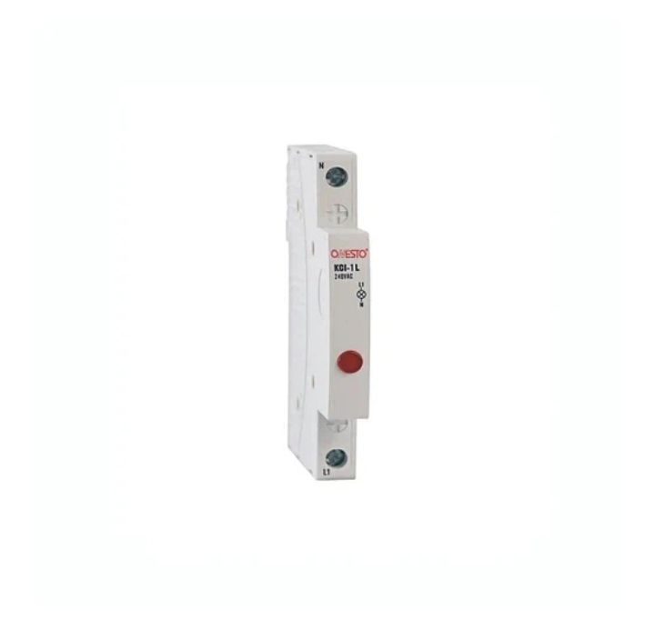 Onesto Indicator LED 9mm Red Din Rail