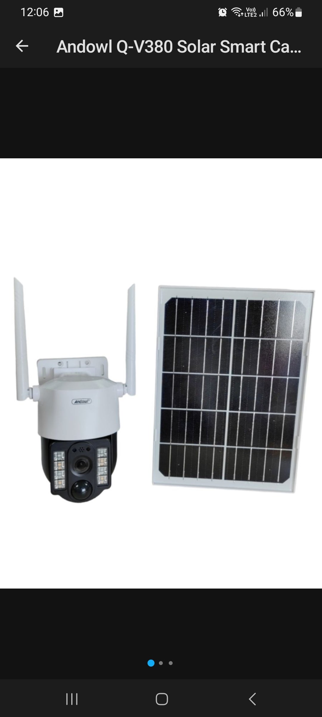 Andowl Solar camera Q-V9
