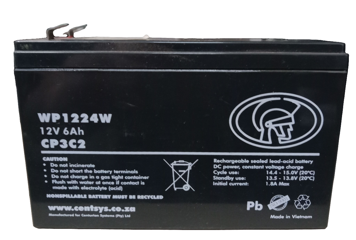 Centurion WP1224W 12V 6MP/Lead Acid Battery