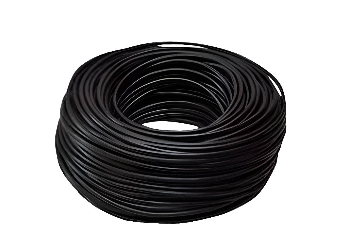 HT Cable-Aluminium 100m Solid Black
