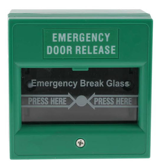Securi-Prod call point break glass green