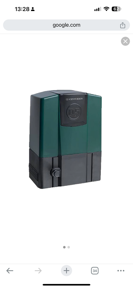 Centurion D5 Evo Gate Motor (only) with baseplate