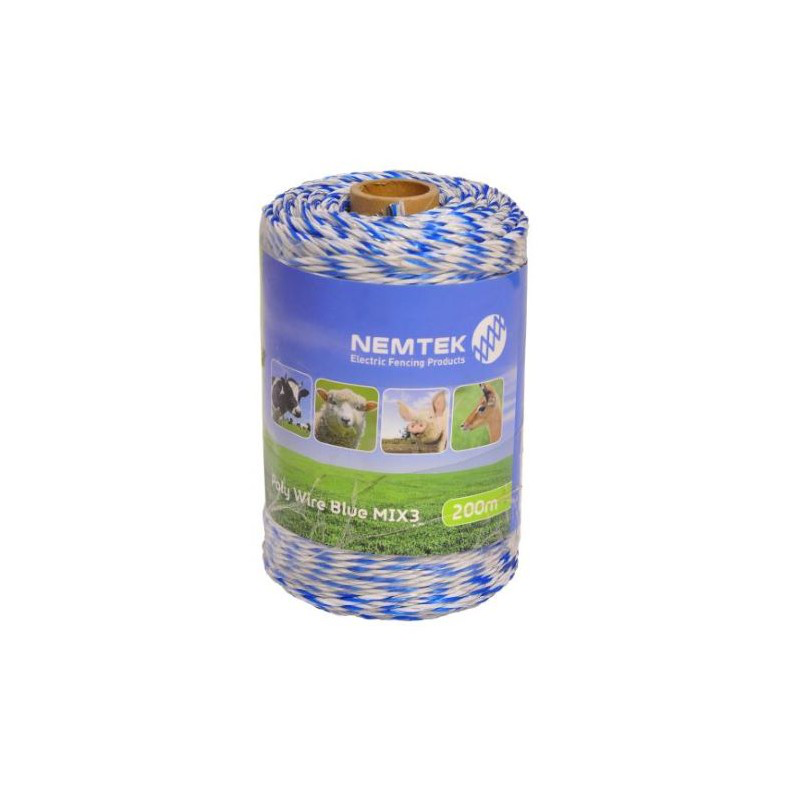 Nemtek Agri Poly Wire SS3 200m Roll - EF63-2