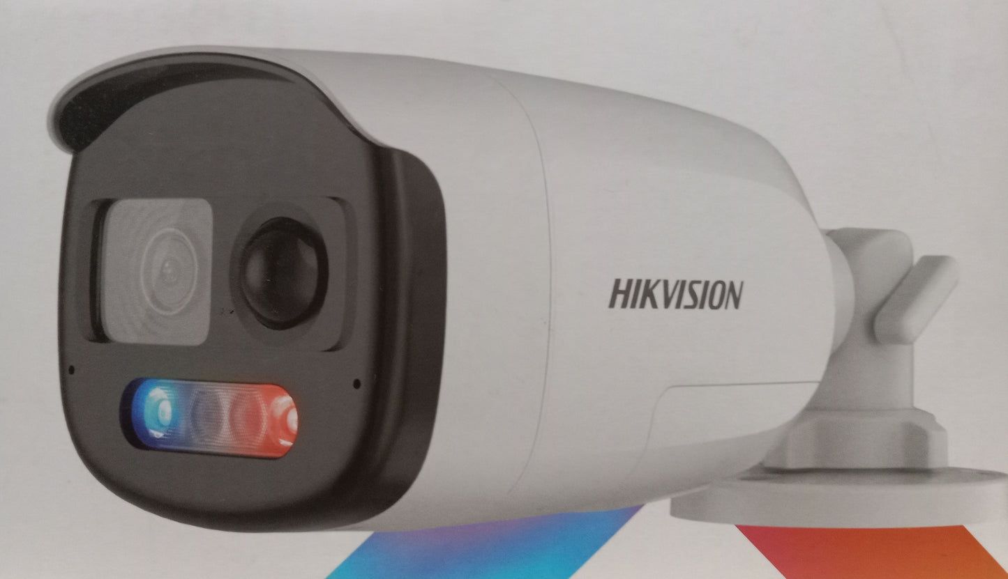 HikVision ColorVu Bullet 2MP 40M PIR Siren Cam CC376-8
