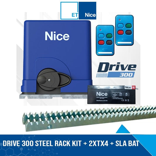 ET DRIVE 300 STEEL RACK KIT + 2xTX4 + 24v 3.5ah Sealed Lead Acid Battery
