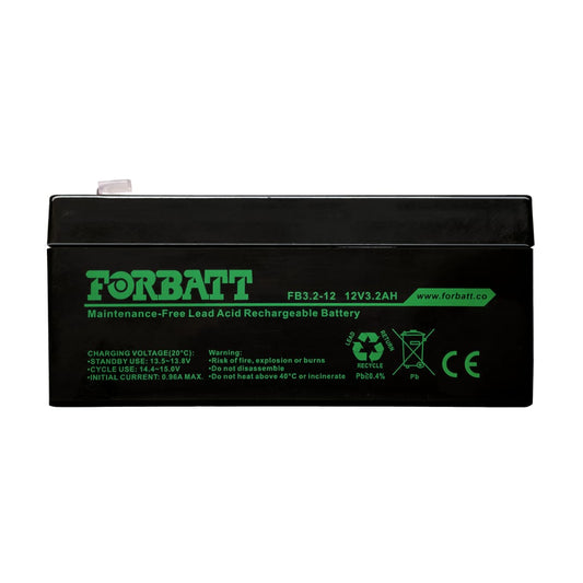 Forbatt 12v-3.2AH Battery (L134xW67xH60) Lead Acid
