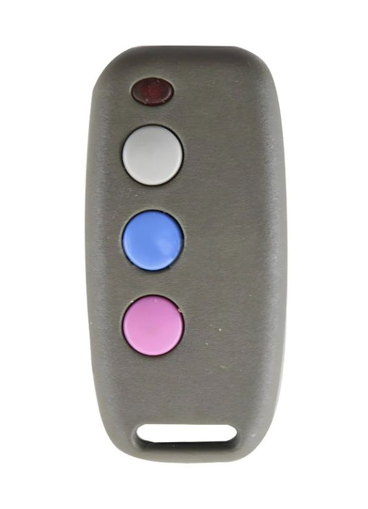 Sentry 3 Button Learn Tx 403 (Binary, trinary, french)Grey, Light Blue & Lilac)
