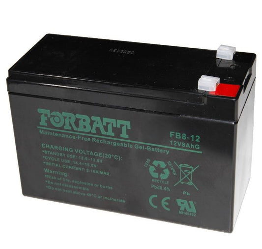 12V 8AH Gel Battery FORBATT