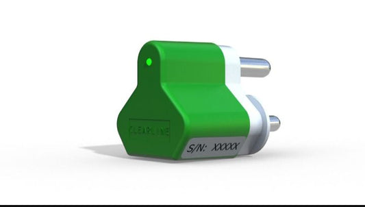 Clearline Mains Protect 16A Std Plug LED (Green)