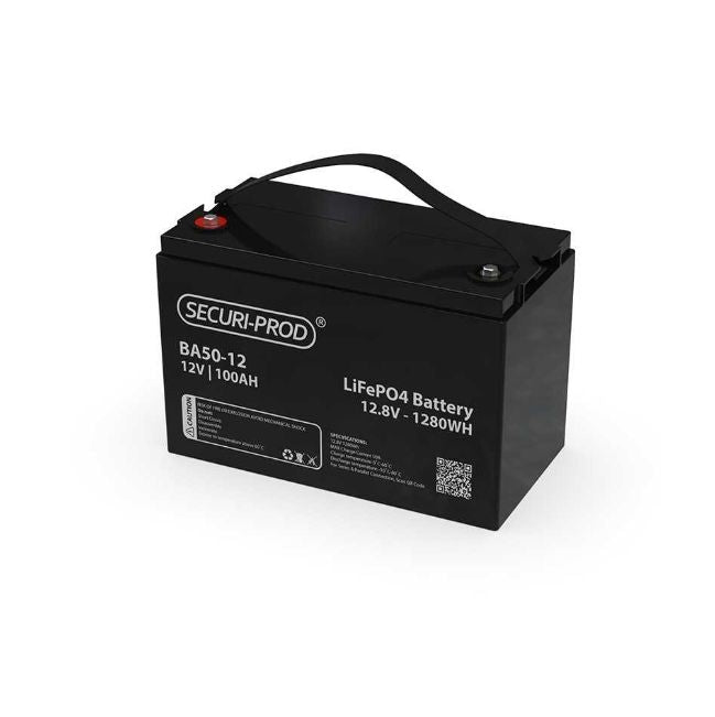 Securi-Prod Battery 12.8V 100Ah Lithium LiFePO4