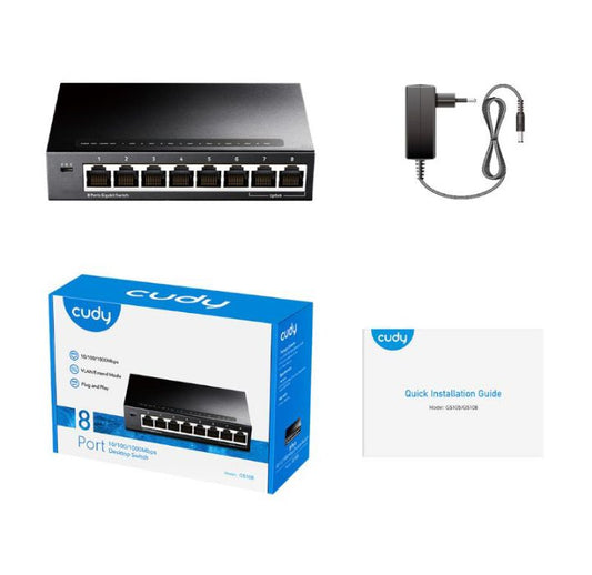Cudy 8 Port Gigabit Desktop Switch