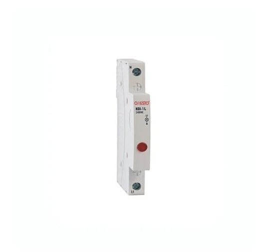 Onesto Indicator LED 9mm Red Din Rail