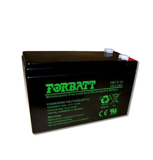 Forbatt 12V 7.2ah Lead Acid Battery