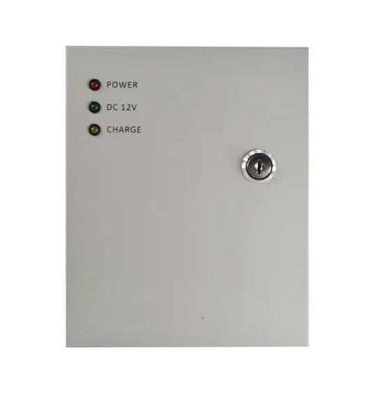 Lockable 12v 5A Power Supply in Steel Casing