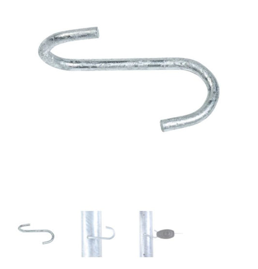 Galvanised S-Hook 100pc (per hook)