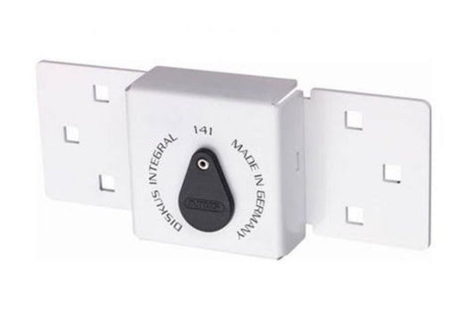 Abus Diskus DI141/200 series Integral Van Lock Hasp White