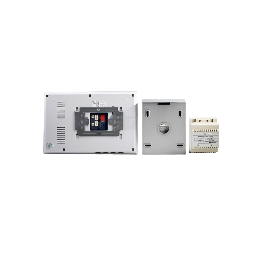 NICE 7" Colour Video Intercom Kit Incl Brushed Aluminium Gate Station