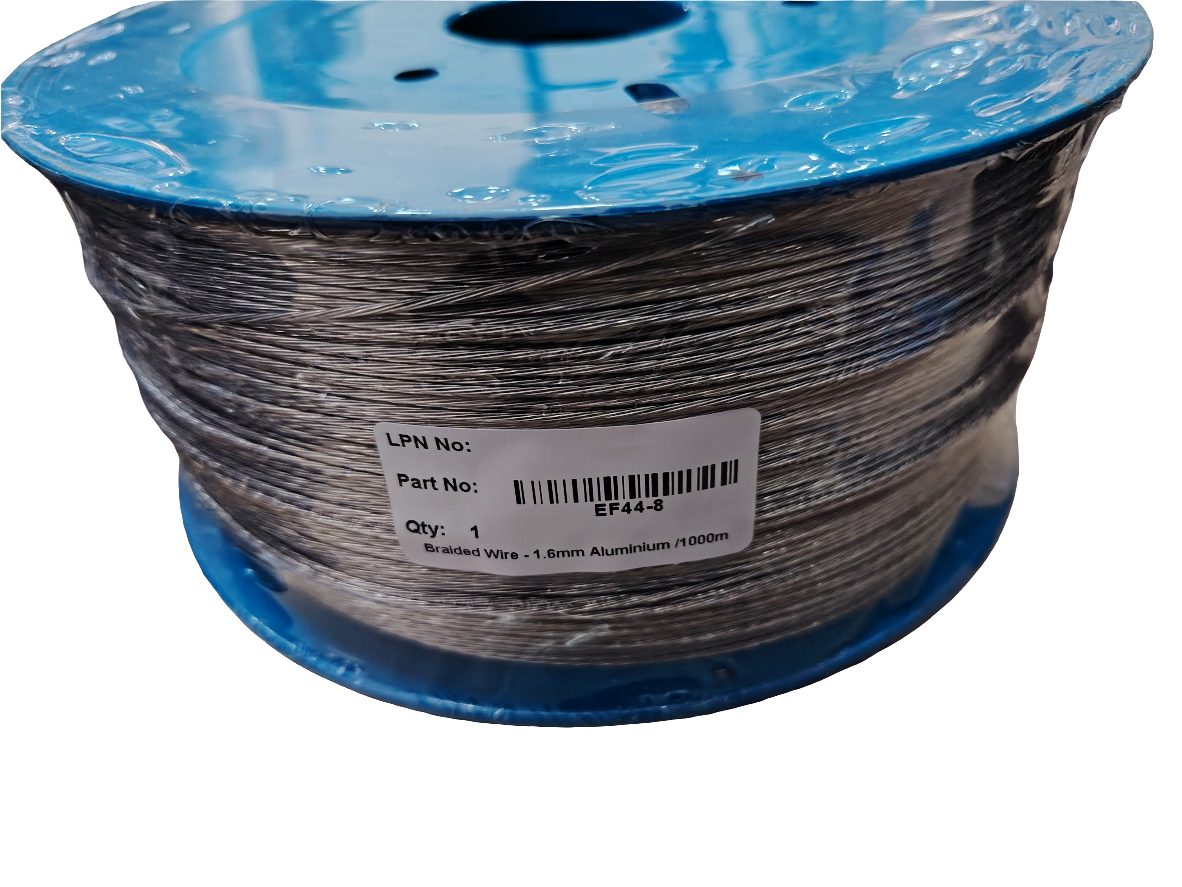 EF44-8 Braided Wire - 1.6mm Aluminium wire /1000m