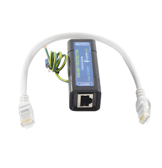 Clearline Network Surge Protection 10/100 Base T Single Port RJ45