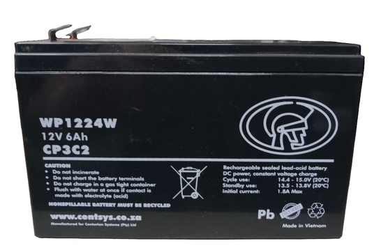 Centurion WP1224W 12V 6MP/Lead Acid Battery