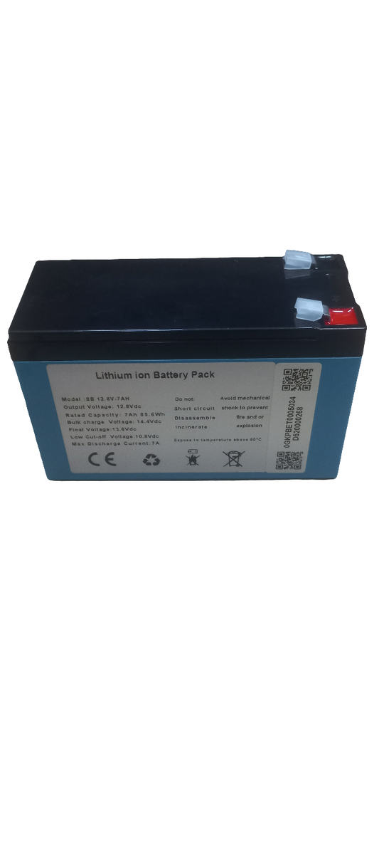 12.8v 7A lithium battery