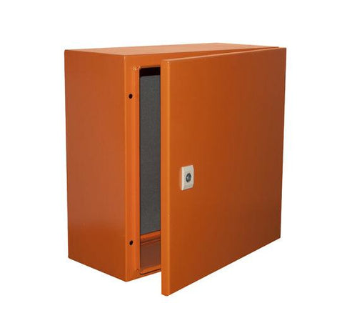 Steel Enclosure Orange 400×400×200